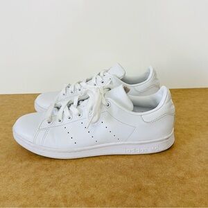 adidas Stan Smith Primegreen Cloud White Leather Low Top Sneakers, size 8